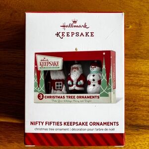 2014 Hallmark Nifty Fifties Christmas Tree Ornaments
